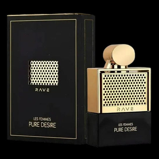 Rave Pure Desire Gold By Lattafa For Women 3.4oz EDP Spray