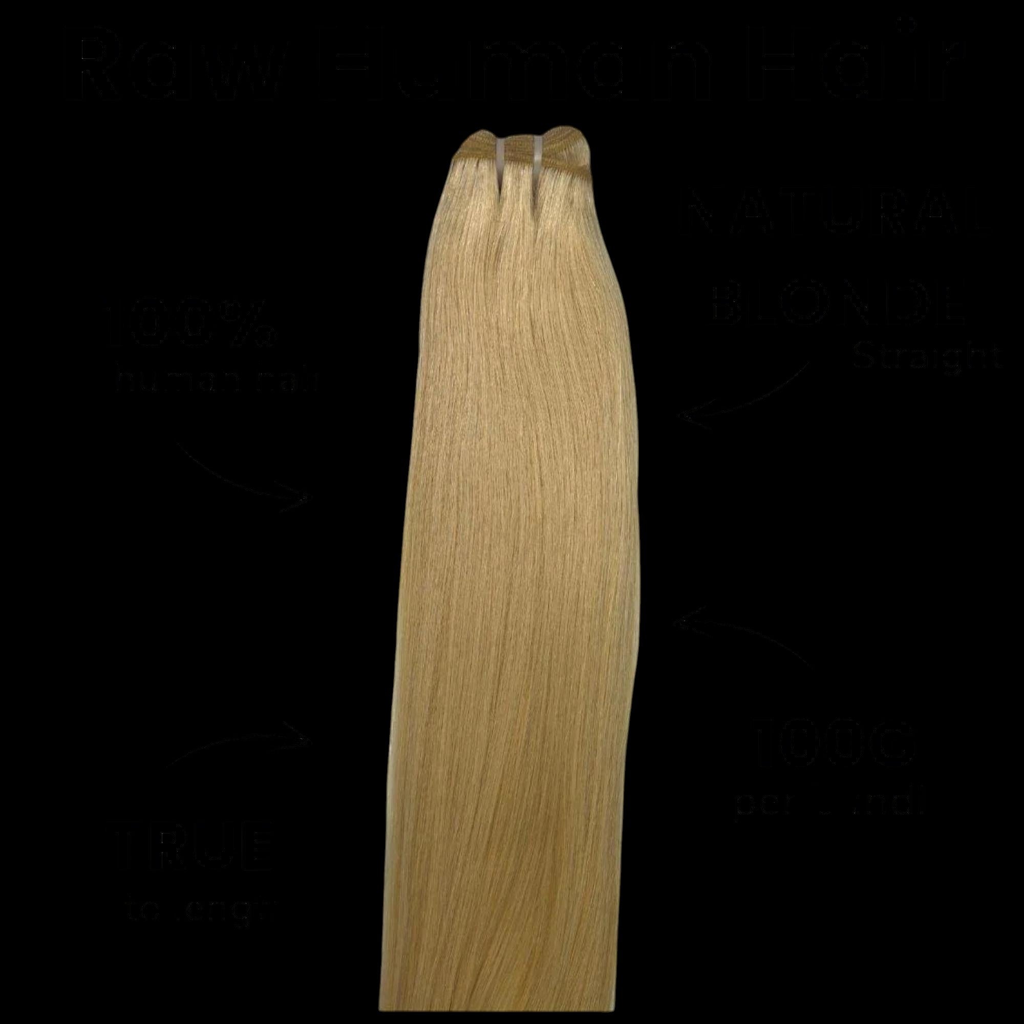Raw Blonde Straight 100% Human Hair Bundles by Private Label