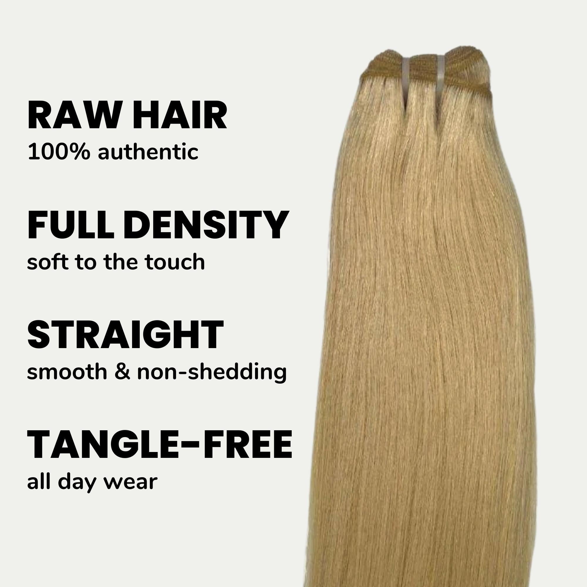 Raw Blonde Straight 100% Human Hair Bundles by Private Label