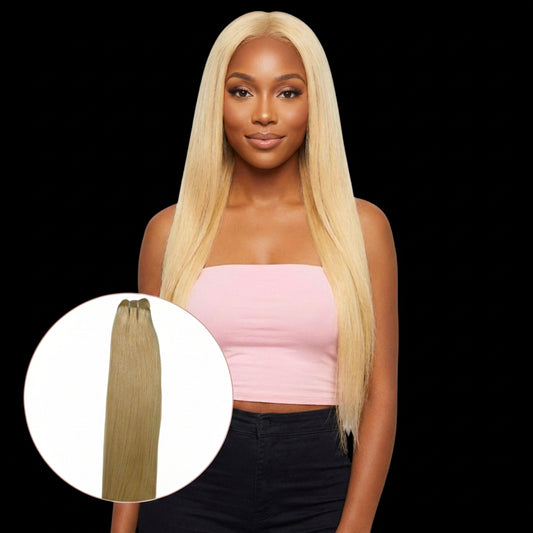 Raw Blonde Straight 100% Human Hair Bundles by Private Label