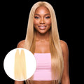 Raw Blonde Straight 100% Human Hair Tape In Extensions by Private Label