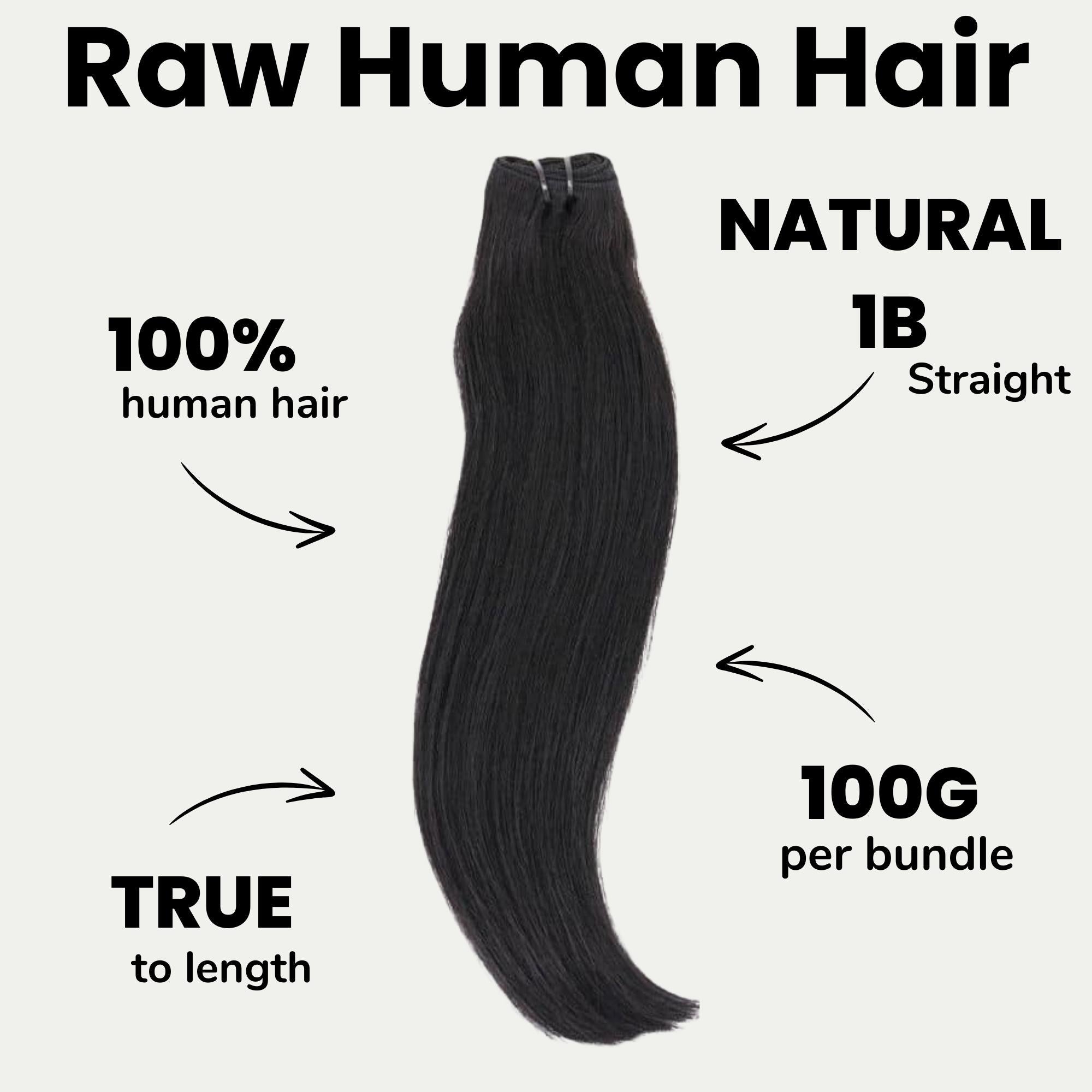 Raw Vietnamese Straight 100% Human Hair Bundles by Private Label