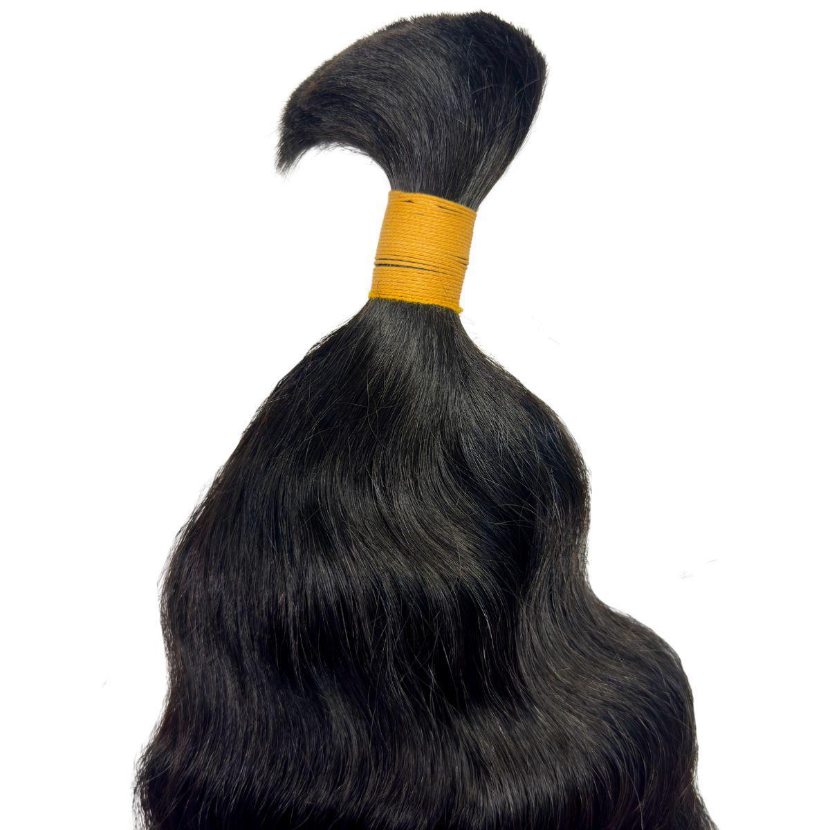 Raw Indian Curly Bulk 100% Human Braiding Hair by Private Label