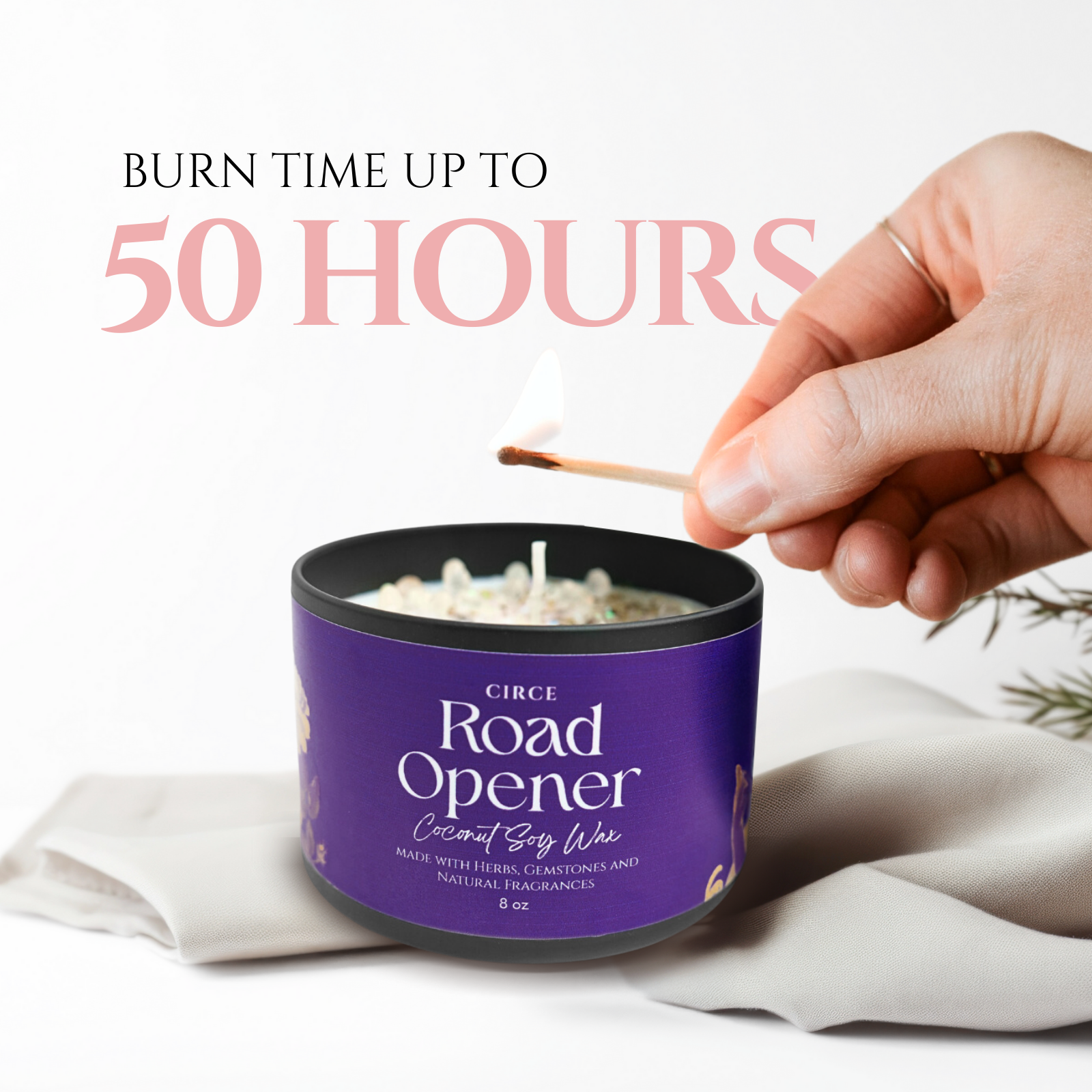 Road Opener Candle — 8‑oz Ritual to Remove Obstacles by Circe Boutique