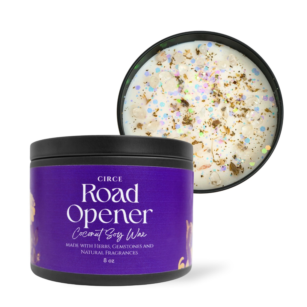 Road Opener Candle — 8‑oz Ritual to Remove Obstacles by Circe Boutique