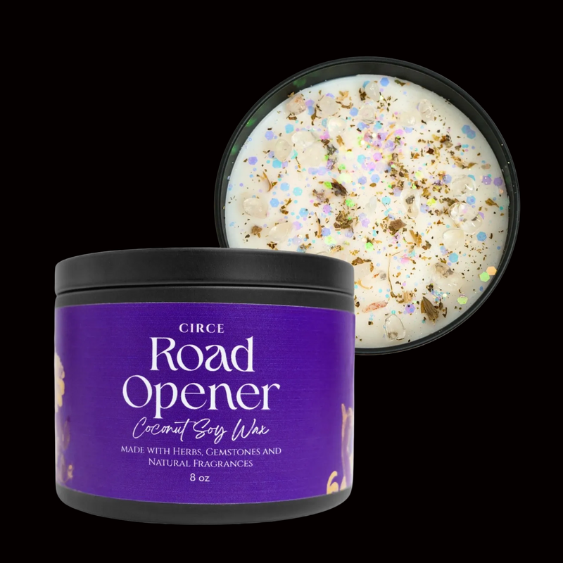 Road Opener Candle — 8‑oz Ritual to Remove Obstacles by Circe Boutique