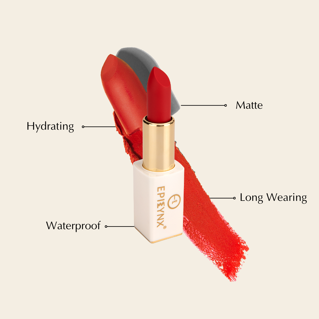 Vegan Matte Lipstick – Hydrating, Long-Wear, Magnetic Case by EpiLynx