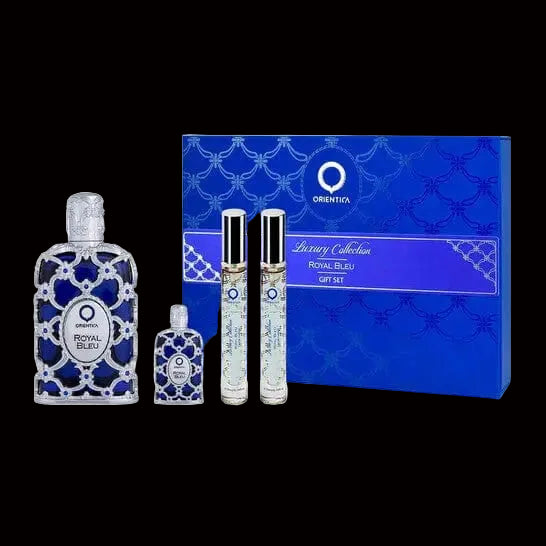Royal Bleu By Orientica Unisex (4pc Gift Set) by perfumesandrea