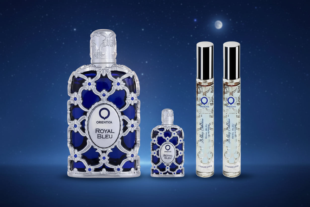 Royal Bleu By Orientica Unisex (4pc Gift Set) by perfumesandrea