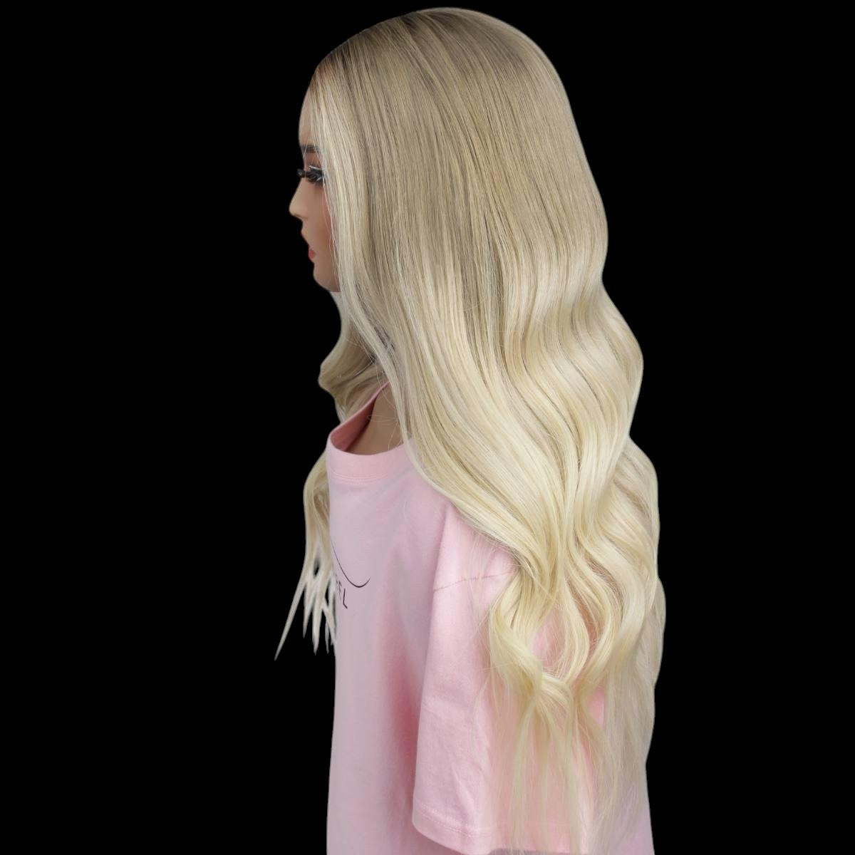 Ruby Glueless 5x5 HD Lace Professionally Colored 100% Human Hair Closure Wig by Private Label