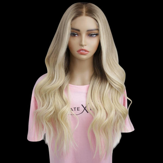 Ruby Glueless 5x5 HD Lace Professionally Colored 100% Human Hair Closure Wig by Private Label