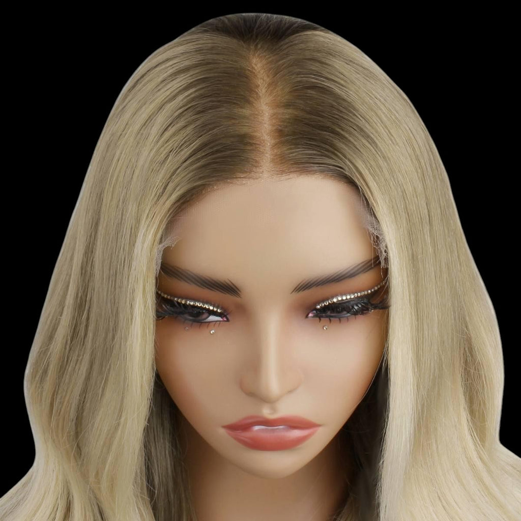 Ruby Glueless 5x5 HD Lace Professionally Colored 100% Human Hair Closure Wig by Private Label