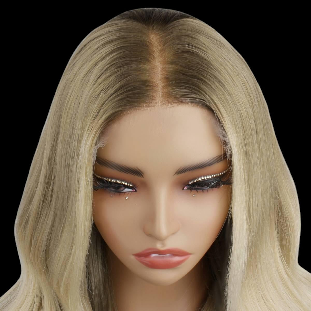 Ruby Glueless 5x5 HD Lace Professionally Colored 100% Human Hair Closure Wig by Private Label