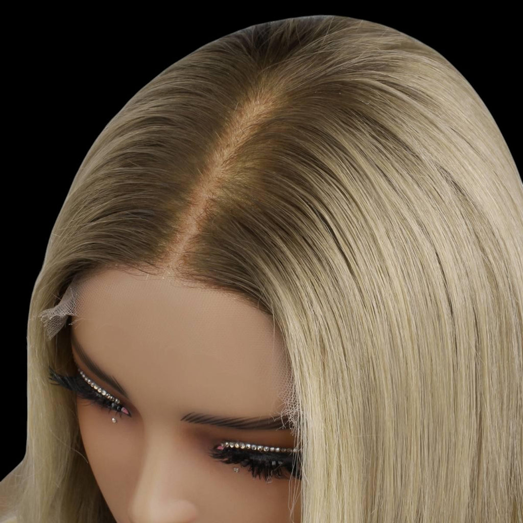 Ruby Glueless 5x5 HD Lace Professionally Colored 100% Human Hair Closure Wig by Private Label