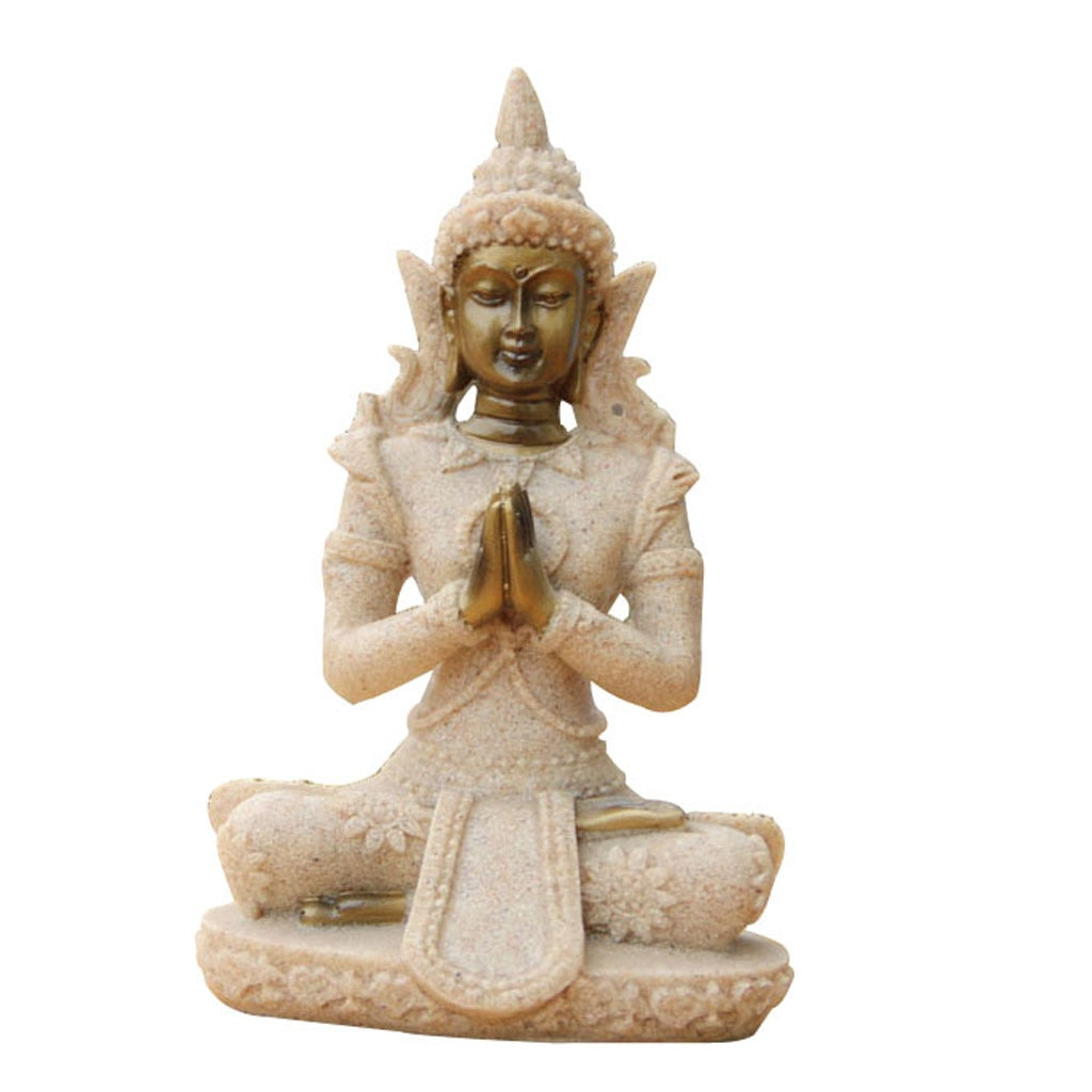 Miniature Sandstone Meditation Buddha by The Good Shaman