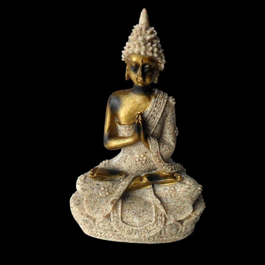 Miniature Sandstone Meditation Buddha by The Good Shaman