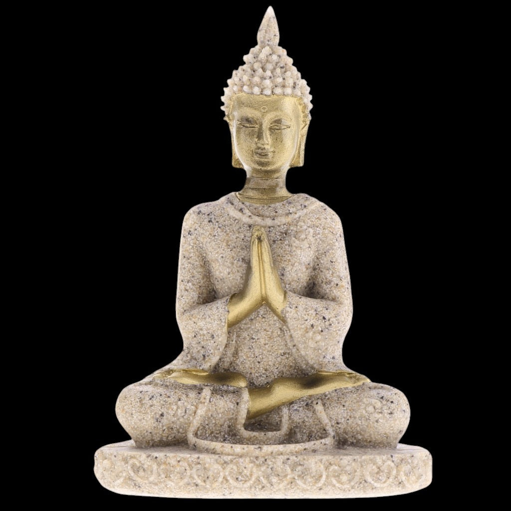 Miniature Sandstone Meditation Buddha by The Good Shaman
