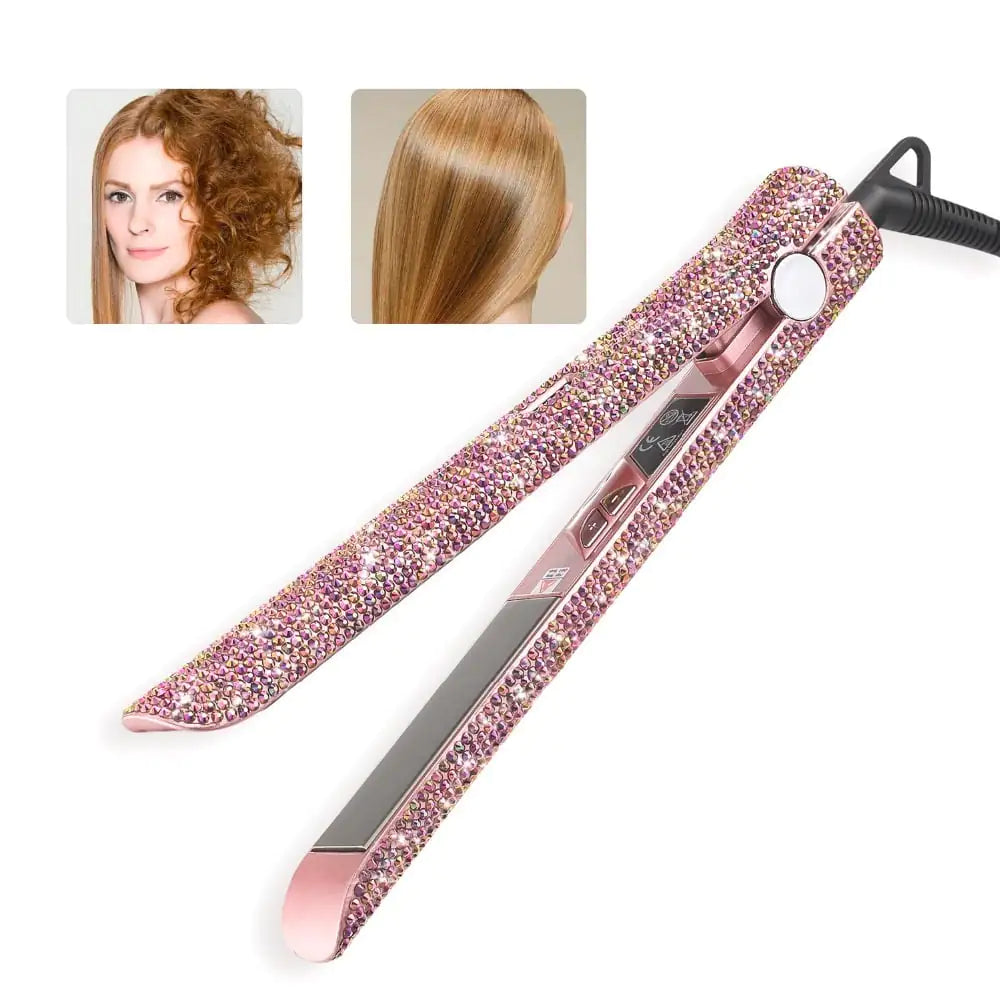 Professional Glitter Titanium Hair Straightener Tools