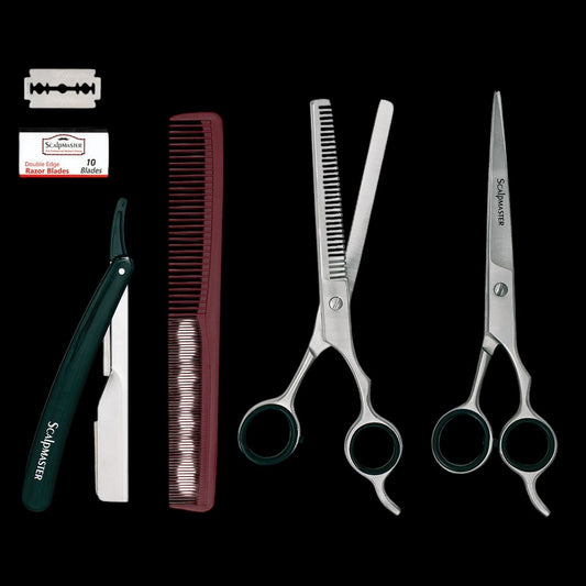 Scalpmaster Barber Kit - 5pcs by Beauty Supply 123 Outlet
