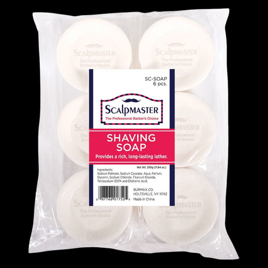 Scalpmaster Shaving Soap, 6 Count by Beauty Supply 123 Outlet