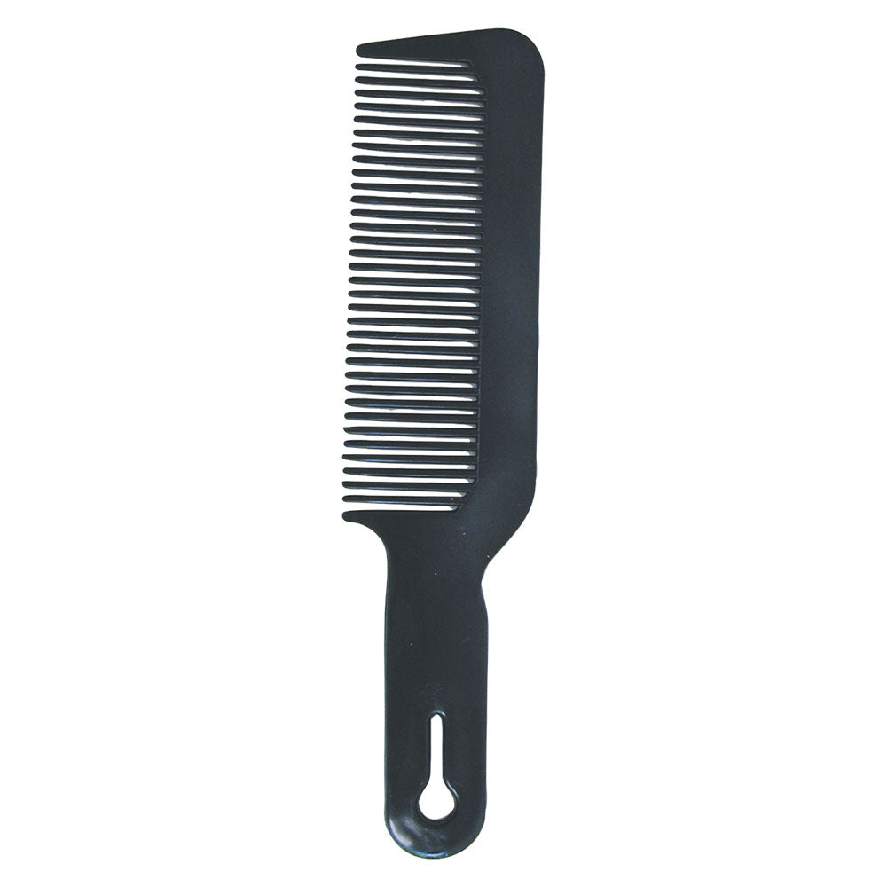 Scalpmaster 8-1/2" Flat Top Clipper Comb - Black by Beauty Supply 123 Outlet