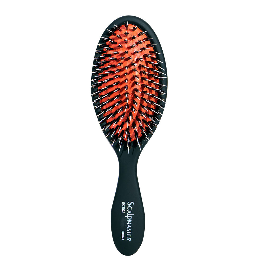 Scalpmaster Ionic Porcupine Boar Bristle Cushion Paddle Hair Brush by Beauty Supply 123 Outlet