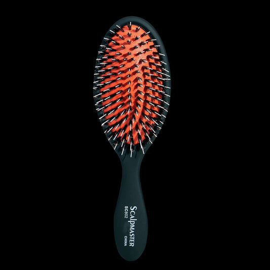 Scalpmaster Ionic Porcupine Boar Bristle Cushion Paddle Hair Brush by Beauty Supply 123 Outlet