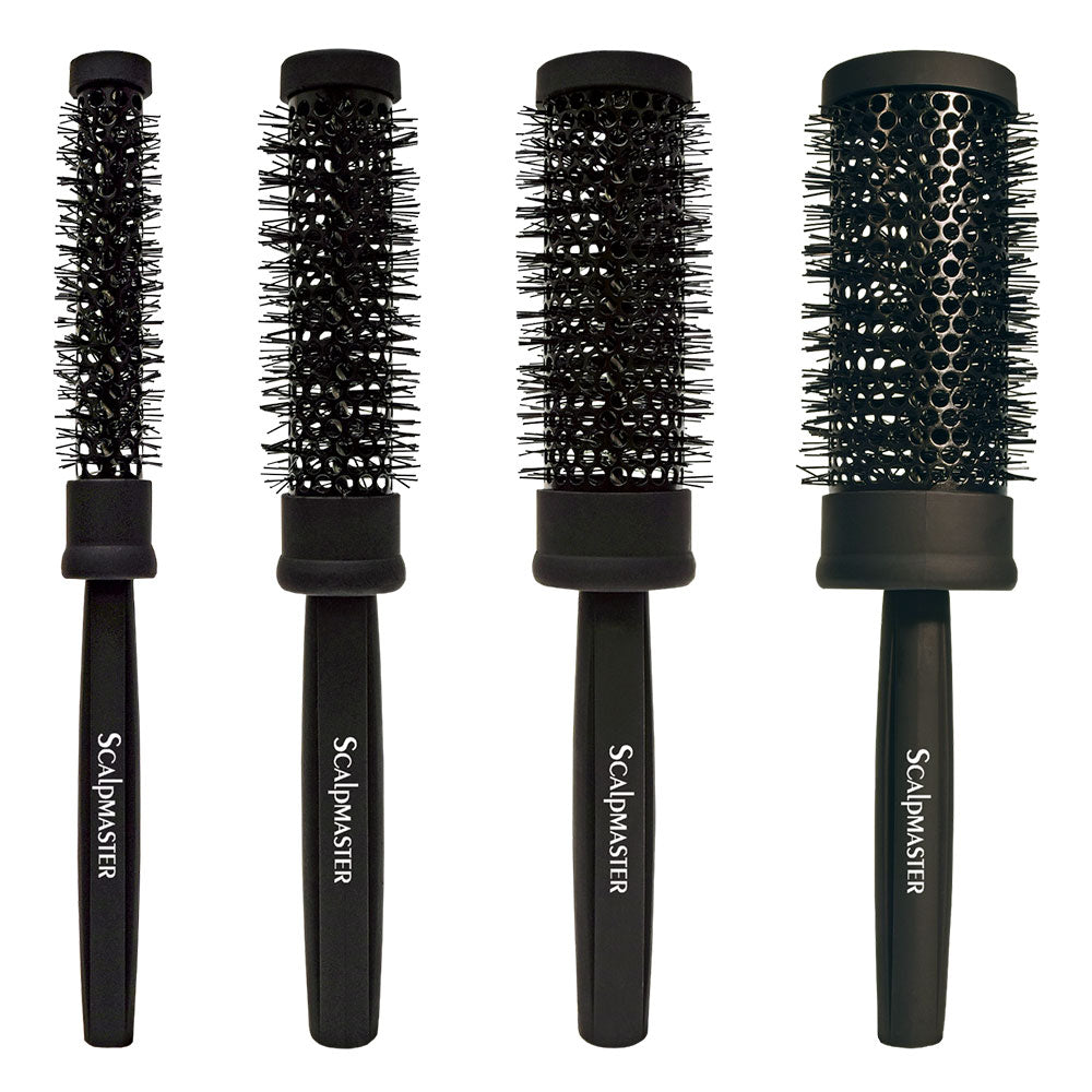 Scalpmaster 4pc Round Thermal Brush Set by Beauty Supply 123 Outlet