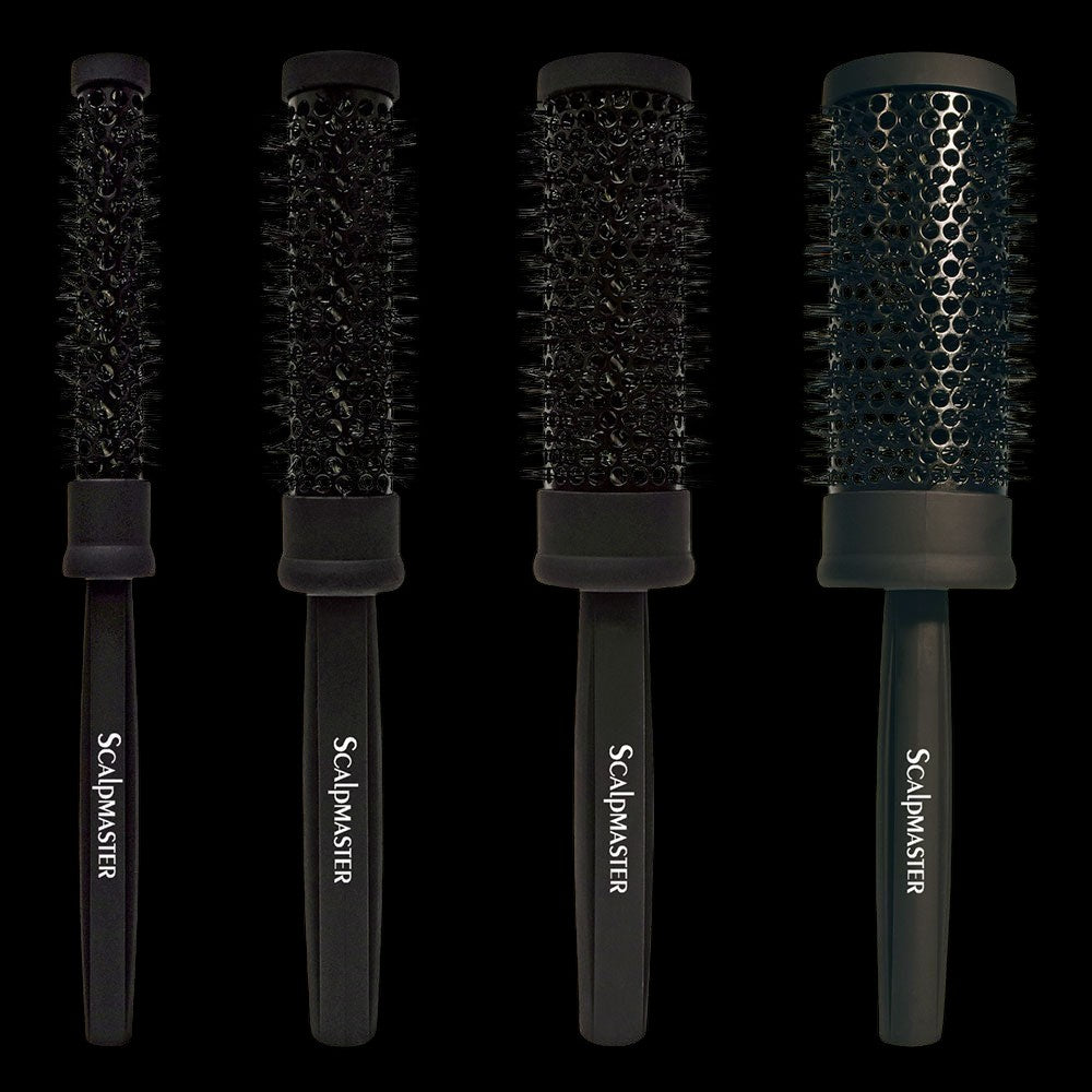 Scalpmaster 4pc Round Thermal Brush Set by Beauty Supply 123 Outlet