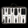 Scalpmaster 7pc Ceramic Brush Set W/ Carry Case by Beauty Supply 123 Outlet