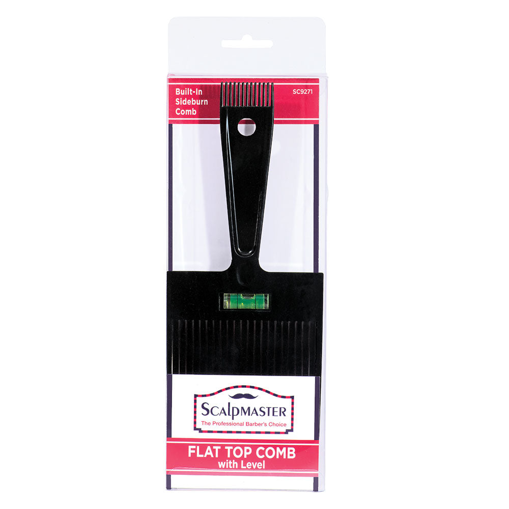 Scalpmaster 10-3/4" Flat Top Clipper Comb with Level by Beauty Supply 123 Outlet