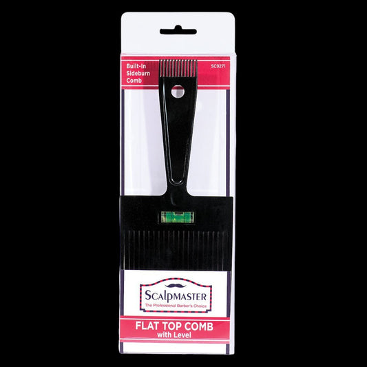 Scalpmaster 10-3/4" Flat Top Clipper Comb with Level by Beauty Supply 123 Outlet