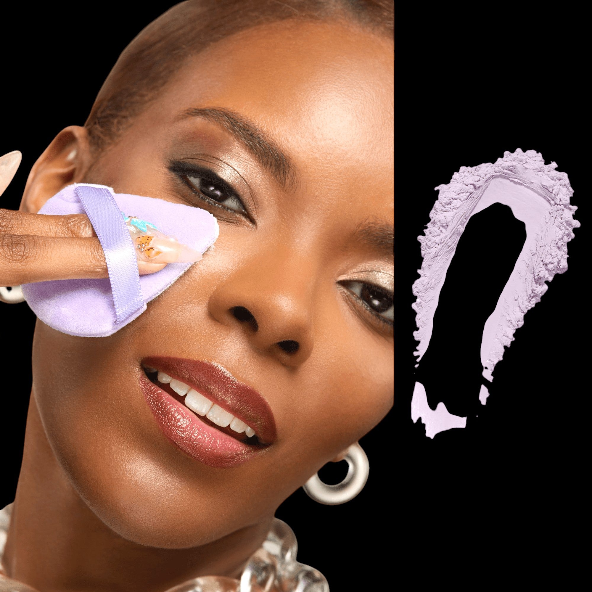 Slay the Bake Soft Focus, No Filter Lavender Blurring Powder by Gerard Cosmetics