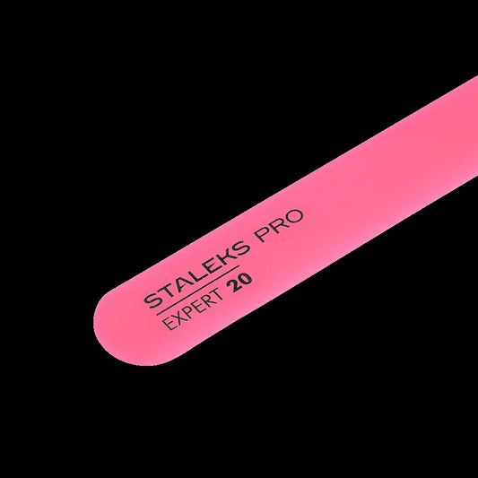 STALEKS BEVELED STRAIGHT PLASTIC NAIL FILE (BASE), EXPERT 20, SPBE-20 - STALEKS™ by kvadrat store