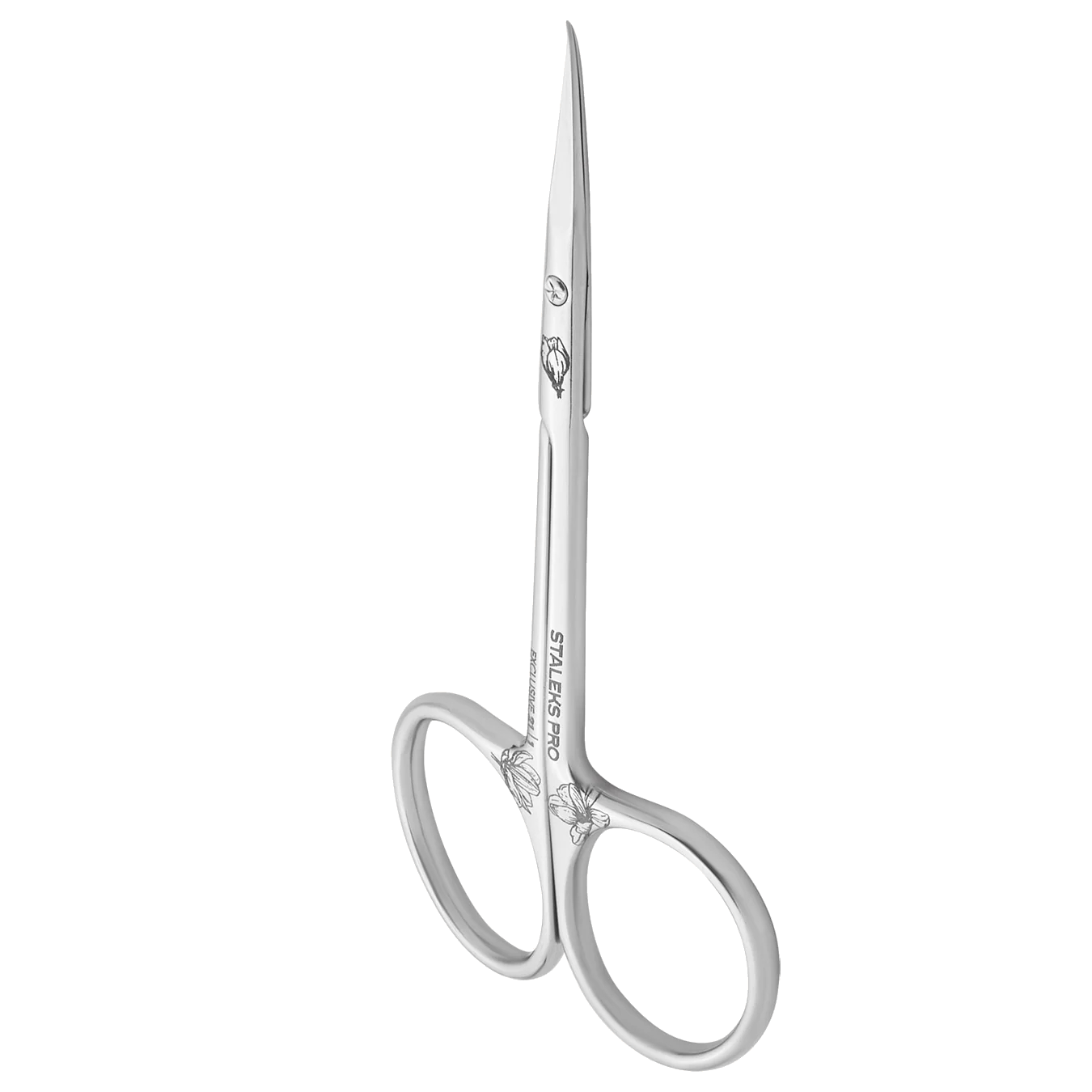 STALEKS PRO EXCLUSIVE 21 TYPE 1 PROFESSIONAL CUTICLE SCISSORS WITH CURVED BLADE MAGNOLIA SX-21/1M- STALEKS™ by kvadrat store