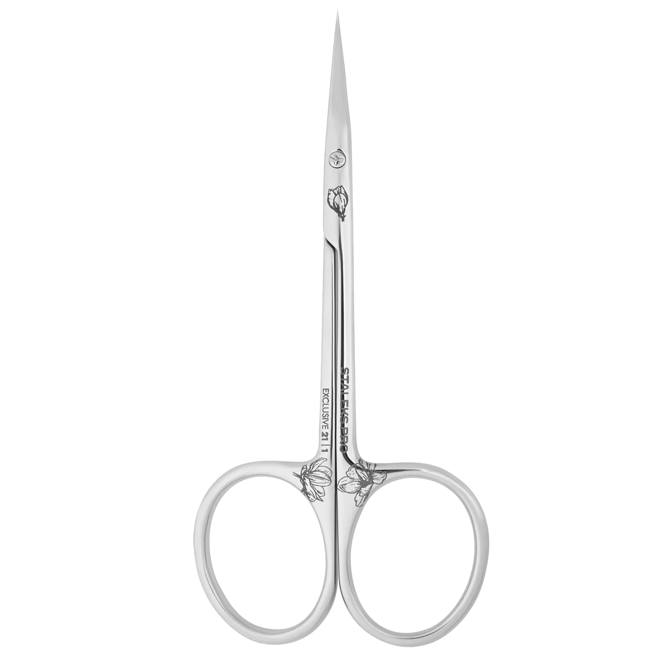 STALEKS PRO EXCLUSIVE 21 TYPE 1 PROFESSIONAL CUTICLE SCISSORS WITH CURVED BLADE MAGNOLIA SX-21/1M- STALEKS™ by kvadrat store