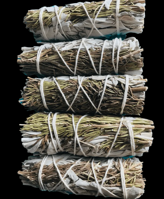 4" Sustainably Harvested - White Sage & Pine - AetherLux.Shop
