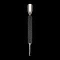 Satin Edge Rubber Grip Cuticle Pusher and Spoon Nail Cleaner by Beauty Supply 123 Outlet