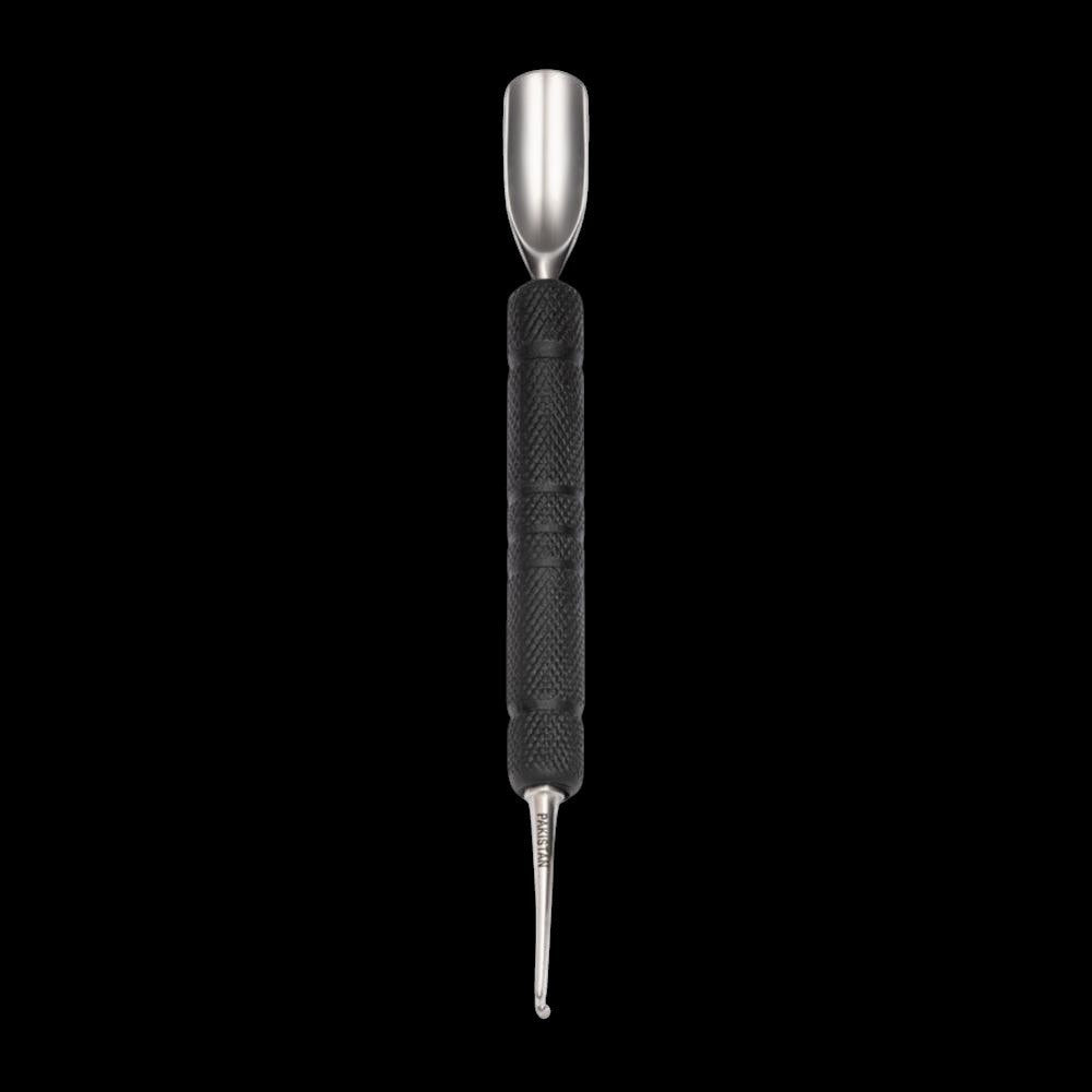 Satin Edge Rubber Grip Cuticle Pusher and Spoon Nail Cleaner by Beauty Supply 123 Outlet