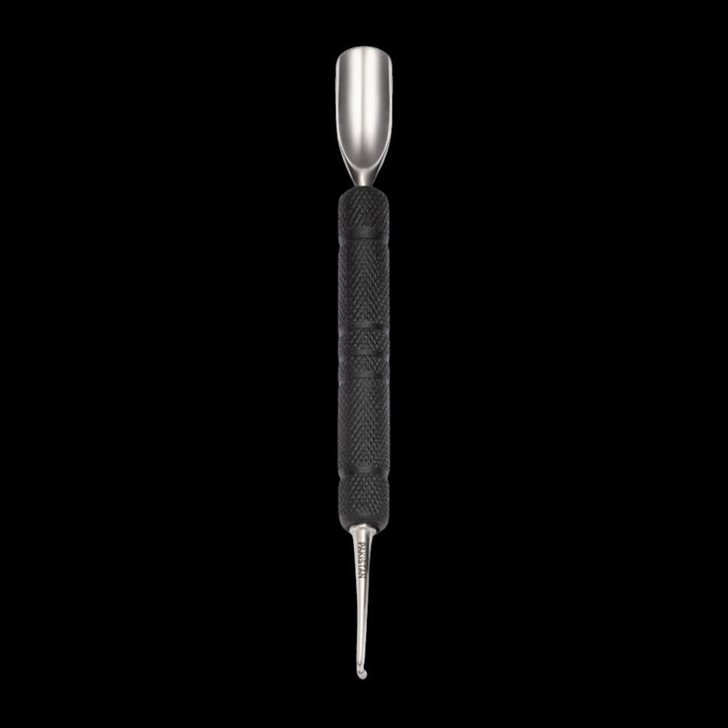 Satin Edge Rubber Grip Cuticle Pusher and Spoon Nail Cleaner by Beauty Supply 123 Outlet