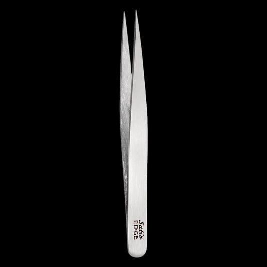 Satin Edge Point Tweezer by Beauty Supply 123 Outlet
