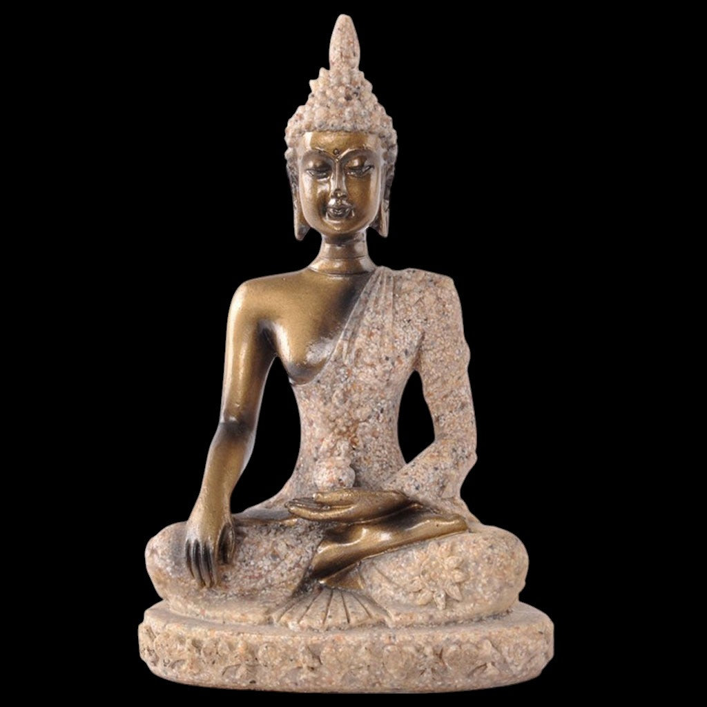Miniature Sandstone Meditation Buddha by The Good Shaman