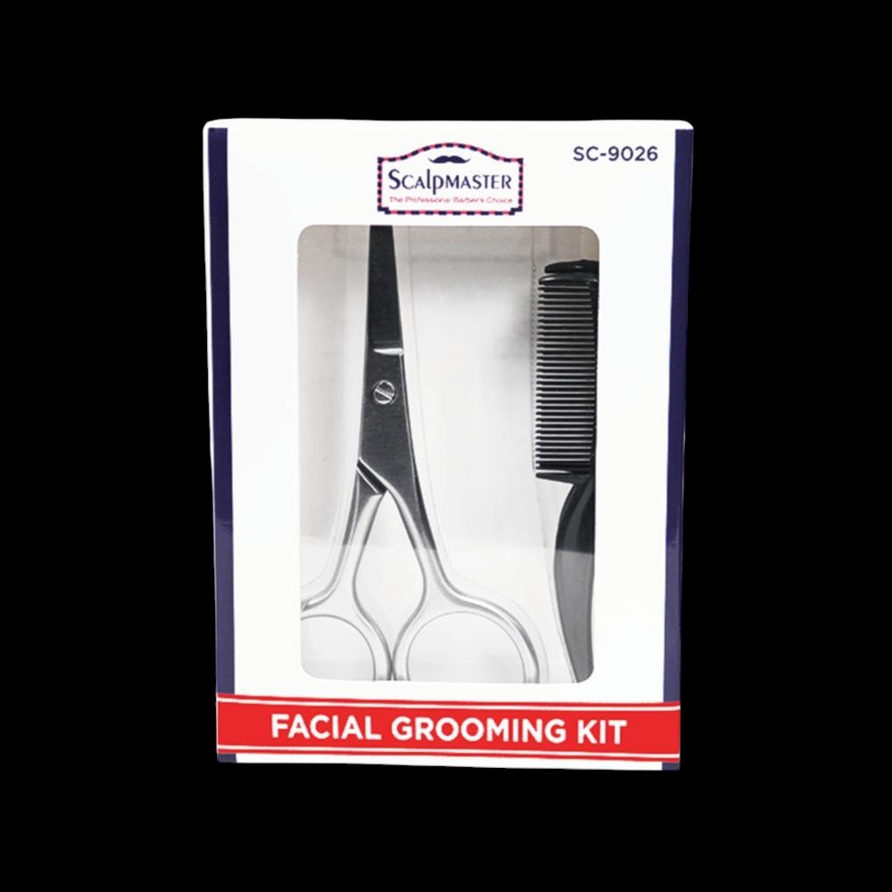 Scalpmaster Men's Facial Grooming Kit - 3pc by Beauty Supply 123 Outlet
