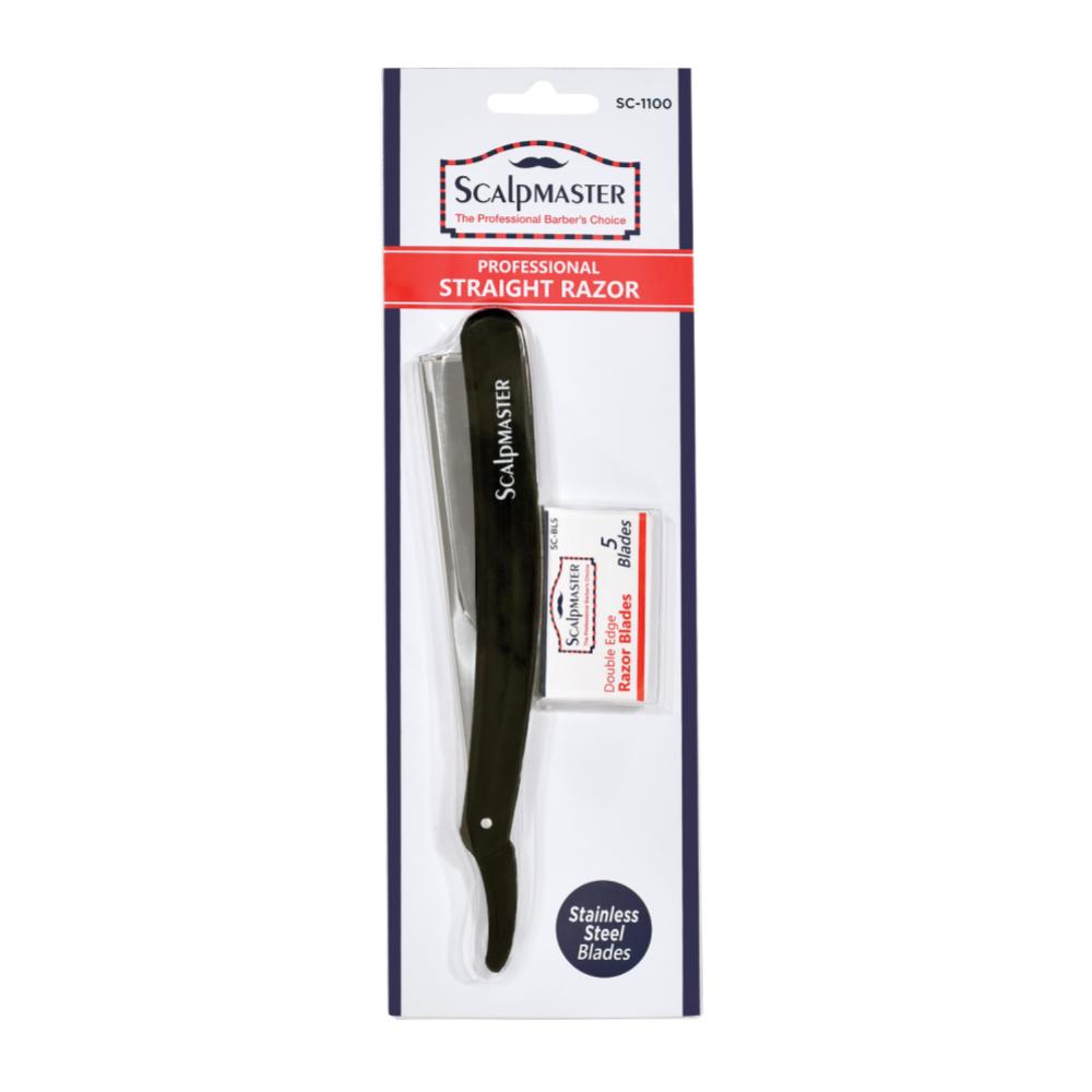 Scalpmaster Barber Grooming Shaving Straight Razor by Beauty Supply 123 Outlet