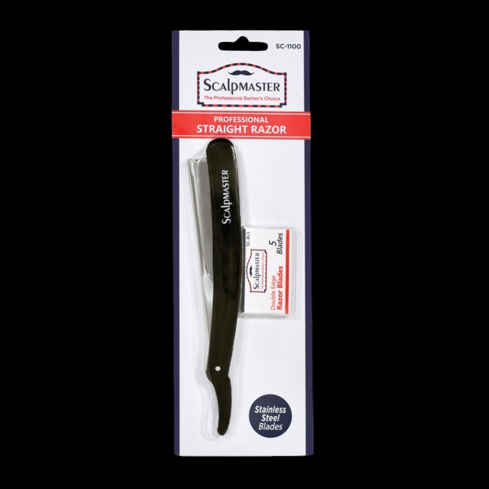 Scalpmaster Barber Grooming Shaving Straight Razor by Beauty Supply 123 Outlet