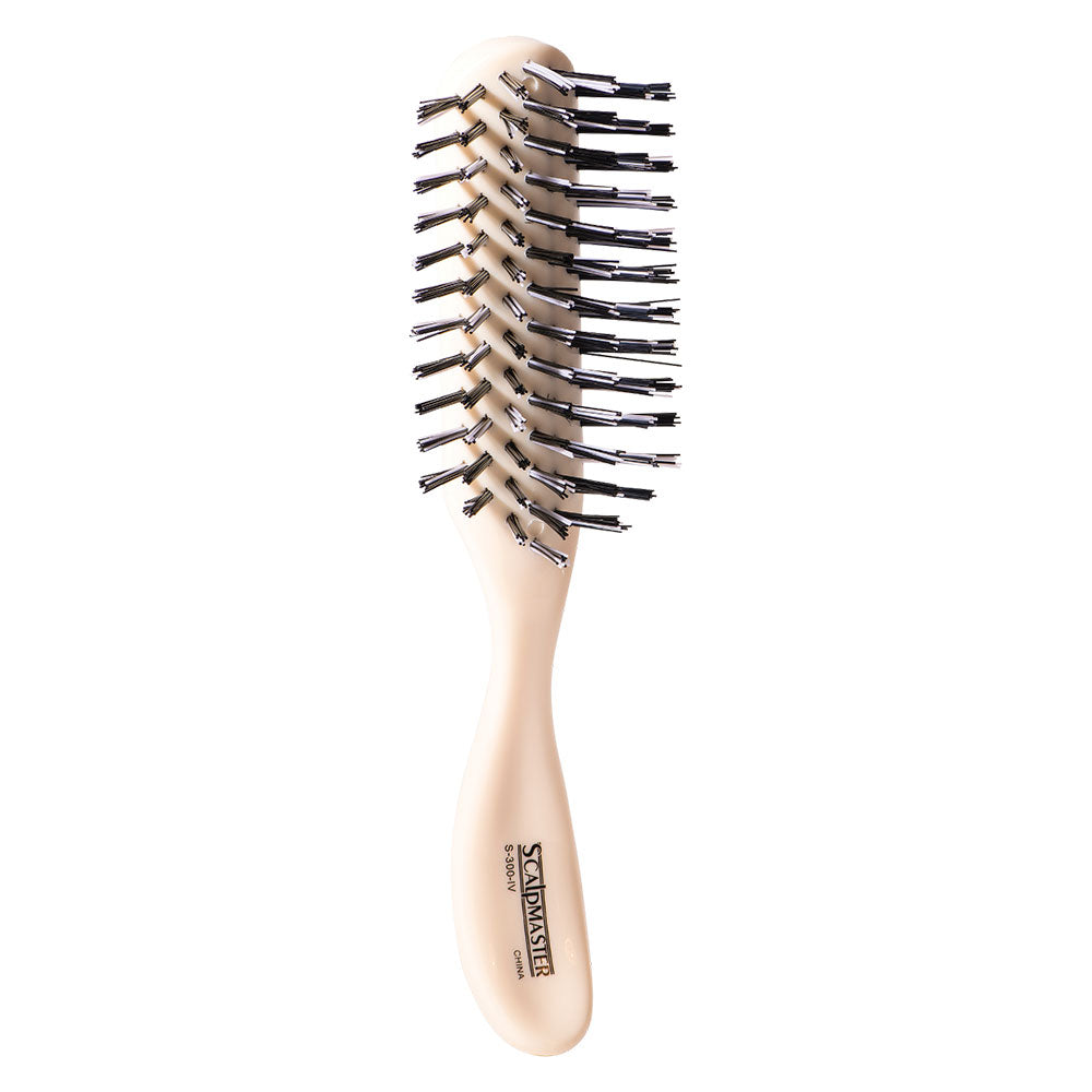 Scalpmaster 7 Row Brush - Ivory by Beauty Supply 123 Outlet