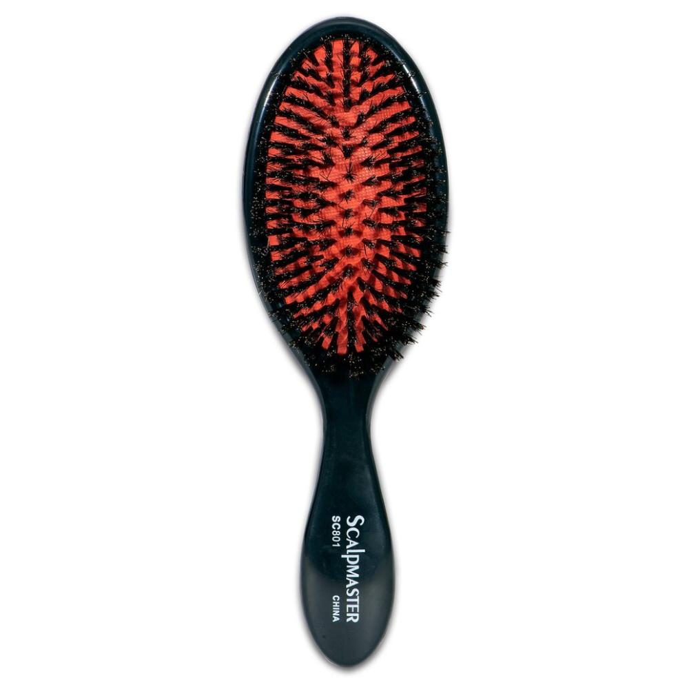 Scalpmaster Boar Bristle Cushion Brush by Beauty Supply 123 Outlet