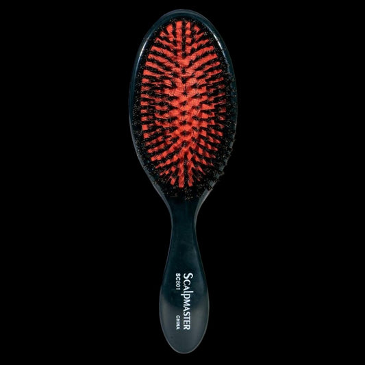 Scalpmaster Boar Bristle Cushion Brush by Beauty Supply 123 Outlet
