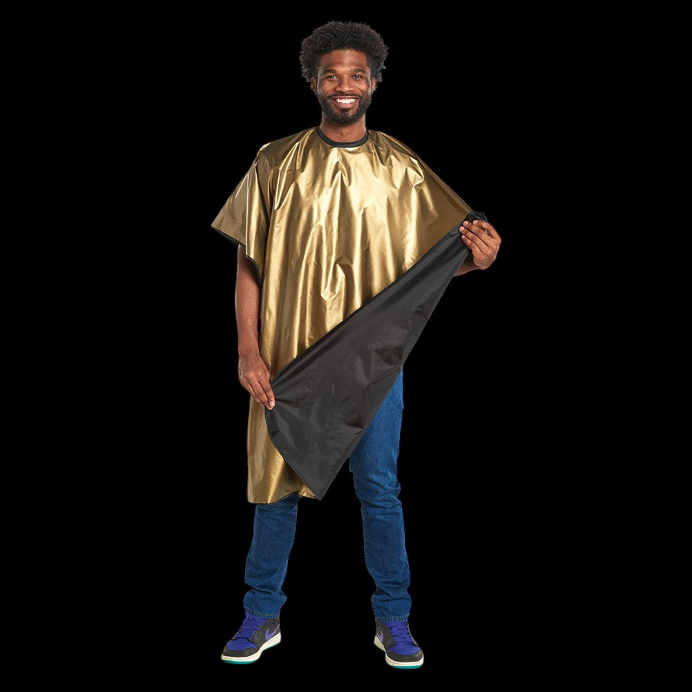 Scalpmaster Gold Cape by Beauty Supply 123 Outlet