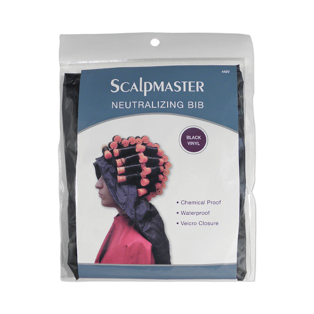 Scalpmaster Neutralizing Bib - Black by Beauty Supply 123 Outlet